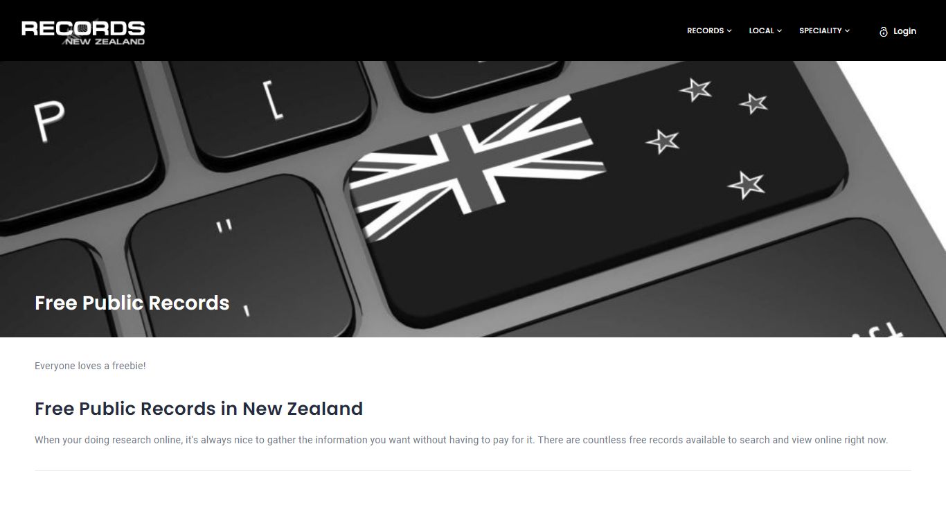 Free Public Records - Online Searches for New Zealand | Records NZ